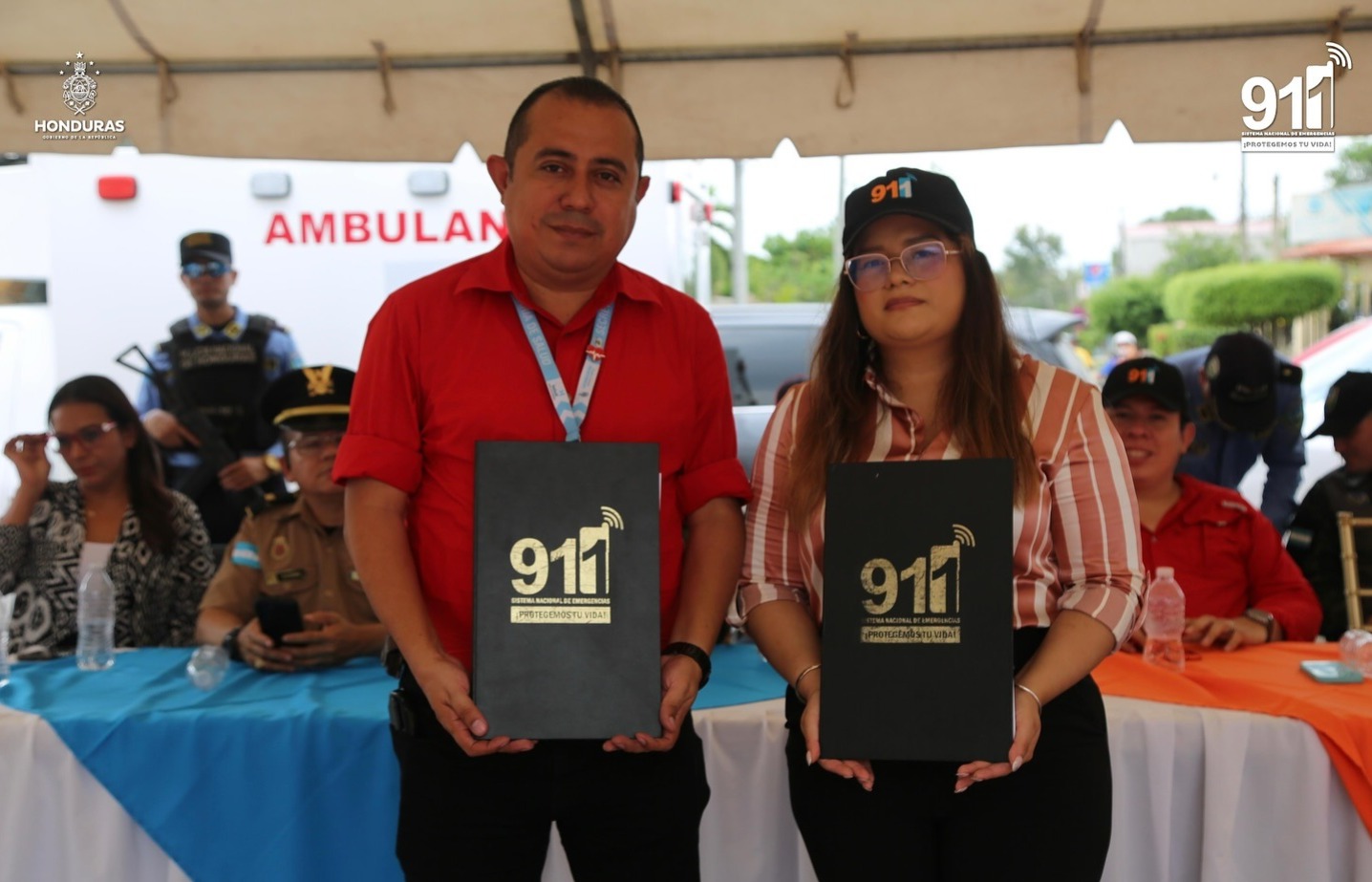 911 entrega Proyecto “Seguridad al 100” en Santa Bárbara con inversión de más de L39 millones